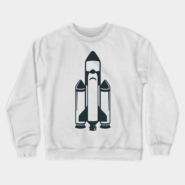 Rocket Galaxy Crewneck Sweatshirt by Shop Ovov